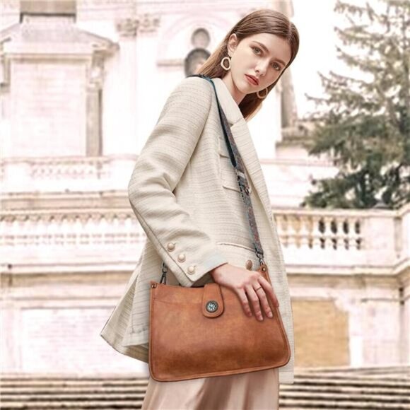 Crossbody Bags For Women Trendy, Leather Hobo Handbag Crossbody Purses - Picture 2 of 7